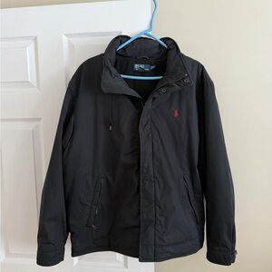 Ralph Lauren Black Windbreaker Jacket